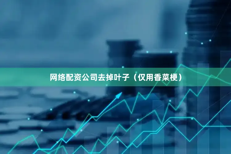 网络配资公司去掉叶子（仅用香菜梗）